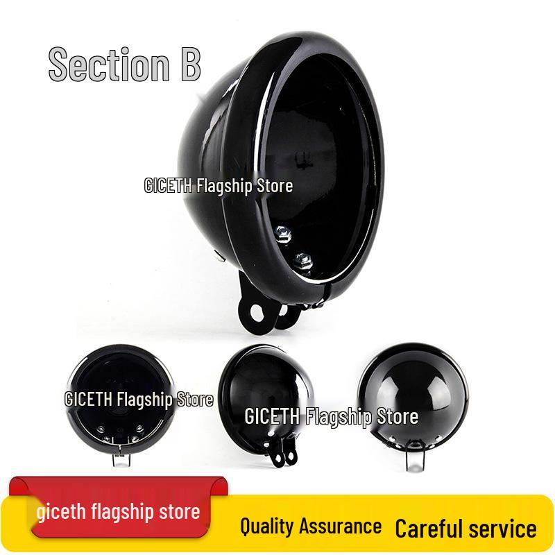 5.75" LED Headlight for Harley X48, XL883R/L 750, Dyna, Benelli 400 Motorcycles & Scooters - Off-road Compatible
