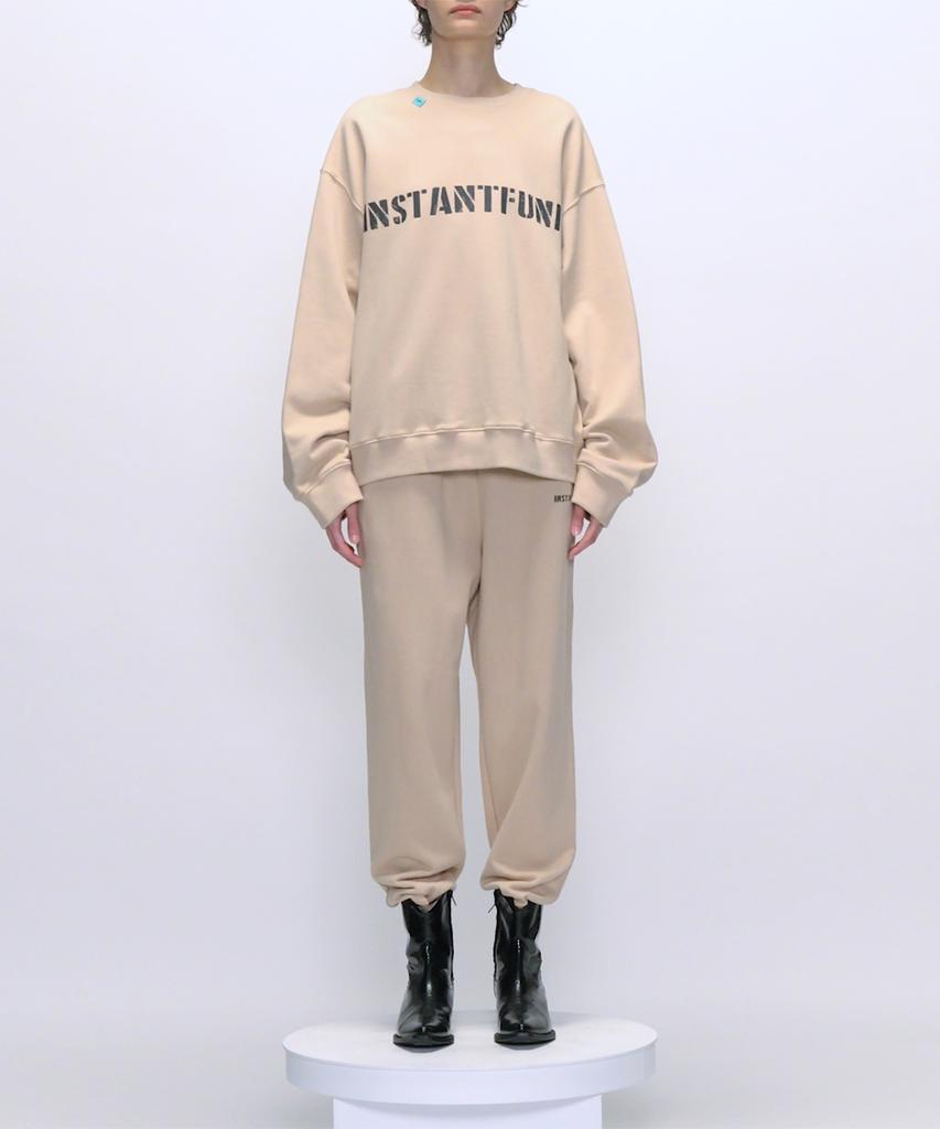 INSTANTFUNK Standard Sweatpants - Beige