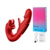 Esplosivo Bacchetta Vibrante 3-in-1 per Lingua con 7 Frequenze Stimolatore del Punto G Aspirante per Donne