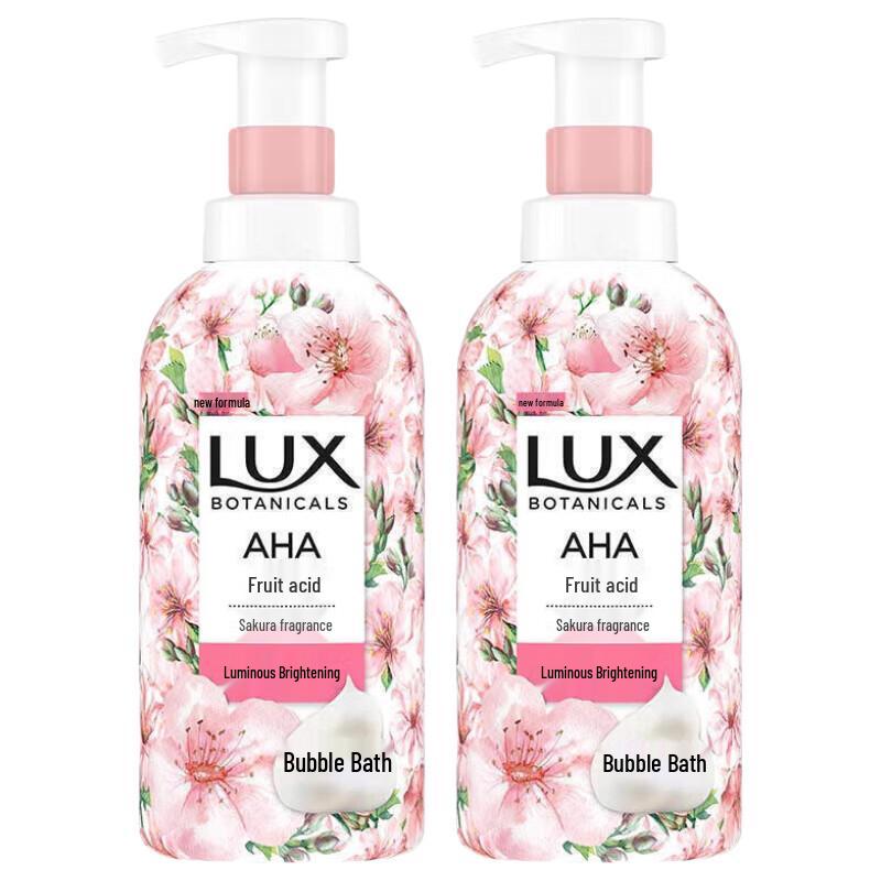 LUX Botanical Essential Oil Cherry Blossom Body Wash Foam