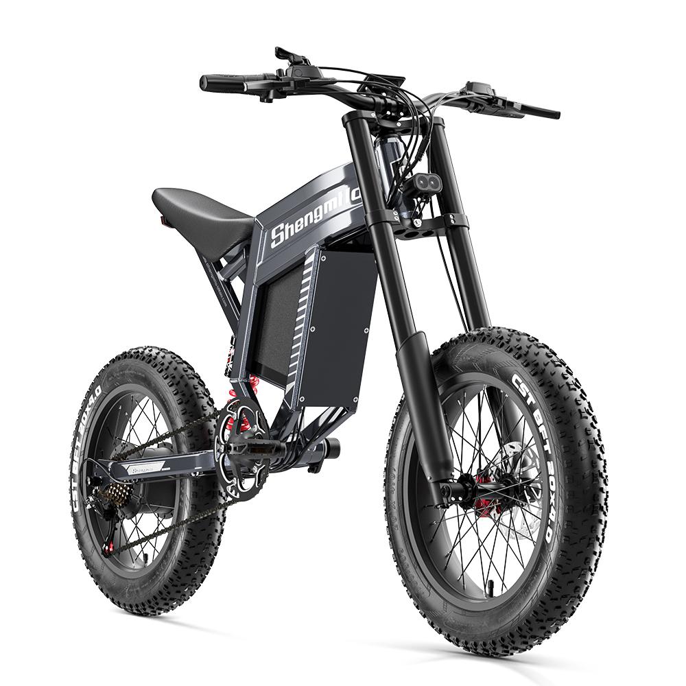 Shengmilo S900 1500W Motor All-Terrain Elektrofahrrad 60V30Ah Akku 20 Zoll Fat Tires Hochleistungs-E-Mountainbike Für Erwachsene