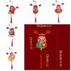 Cartoon Shaking Head God Pendant 3D Spring Festival Magnet  Refrigerator