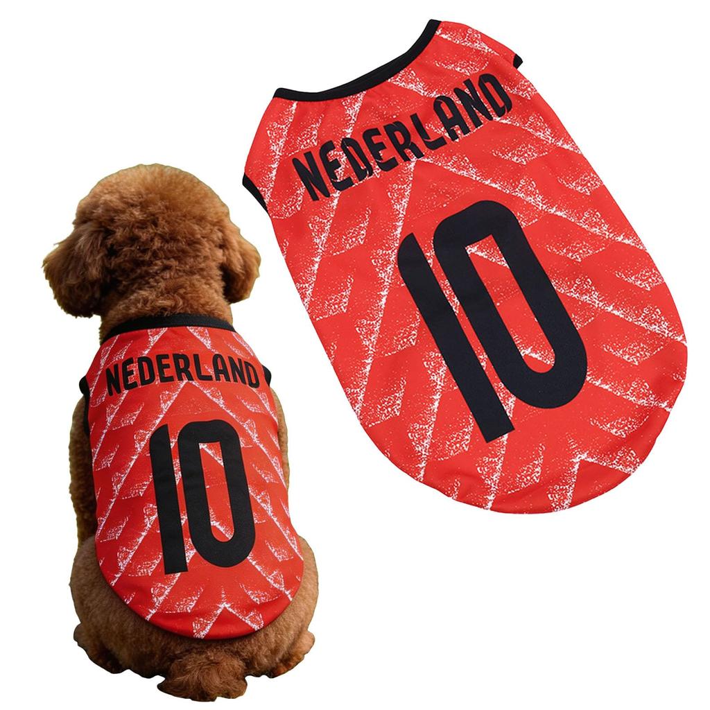 Vestă Tricou Fotbal pentru Animale de Companie Ușoară Respirabilă Material Moale Potrivire Confortabilă Design Fără Mâneci Potrivit pentru Câini Mici Medii Îmbrăcăminte Sport