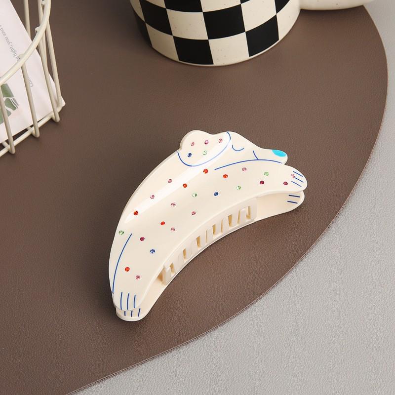 Tulip Cherry 2024 High-End Spotted Dog Hair Clip