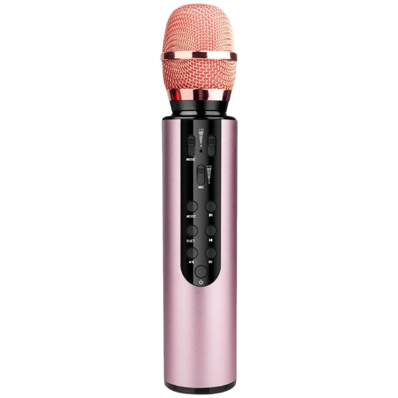Professional Handheld Wireless Microphone 2000mAh Long Battery For Music Speeches Meeting Speakers Microphone 2 in 1