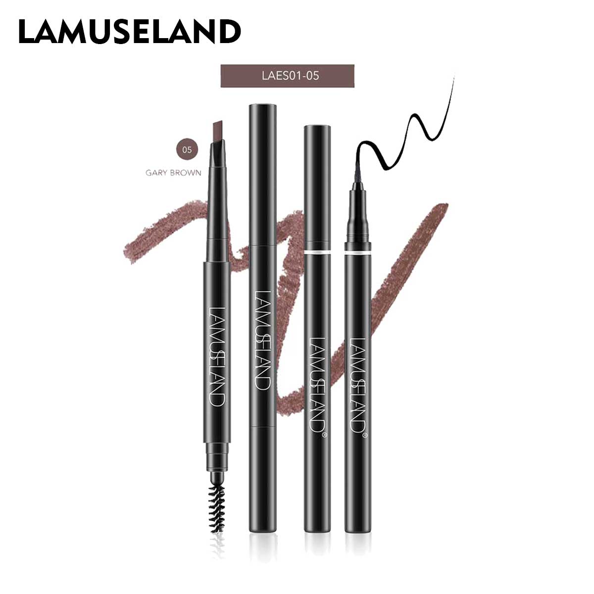 

LAMUSELAND 2 шт./компл. набор для макияжа, долговечный карандаш для бровей и водостойкая подводка для глаз