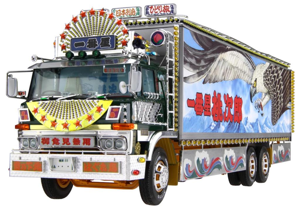 Aoshima Bunka Kyozaisha Truck Guy Series Ichibanboshi Courage Ichibanboshi Plastic Model 1/32 No.7 (Car)