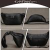 Waist genuine body crossbody waist smartphone wallet for black bag, leather, men's bag, 2-way, one-shoulder bag, leather, bag, outdoor, pouch,