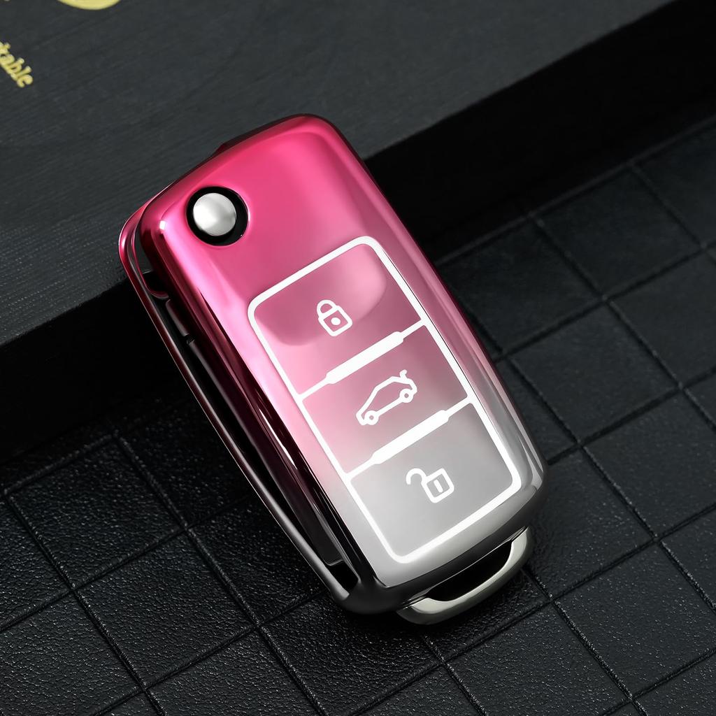 [OATSBASF] Car Key Cover Suitable for Mercedes Benz, Luxury TPU, Dirt and Slip Prevention,