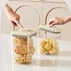 Stackable Airtight Storage Containers Transparent Plastic Food Containers For Kitchen Organization BPA Free Pantry Storage For C