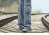 Men's Japanese Retro Workwear Denim Jeans - Multi-Pocket, Loose Fit, Straight Wide Leg, Trendy High Street Style, Blue.