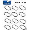 Chrom-Duschvorhangring (12er-Set)
