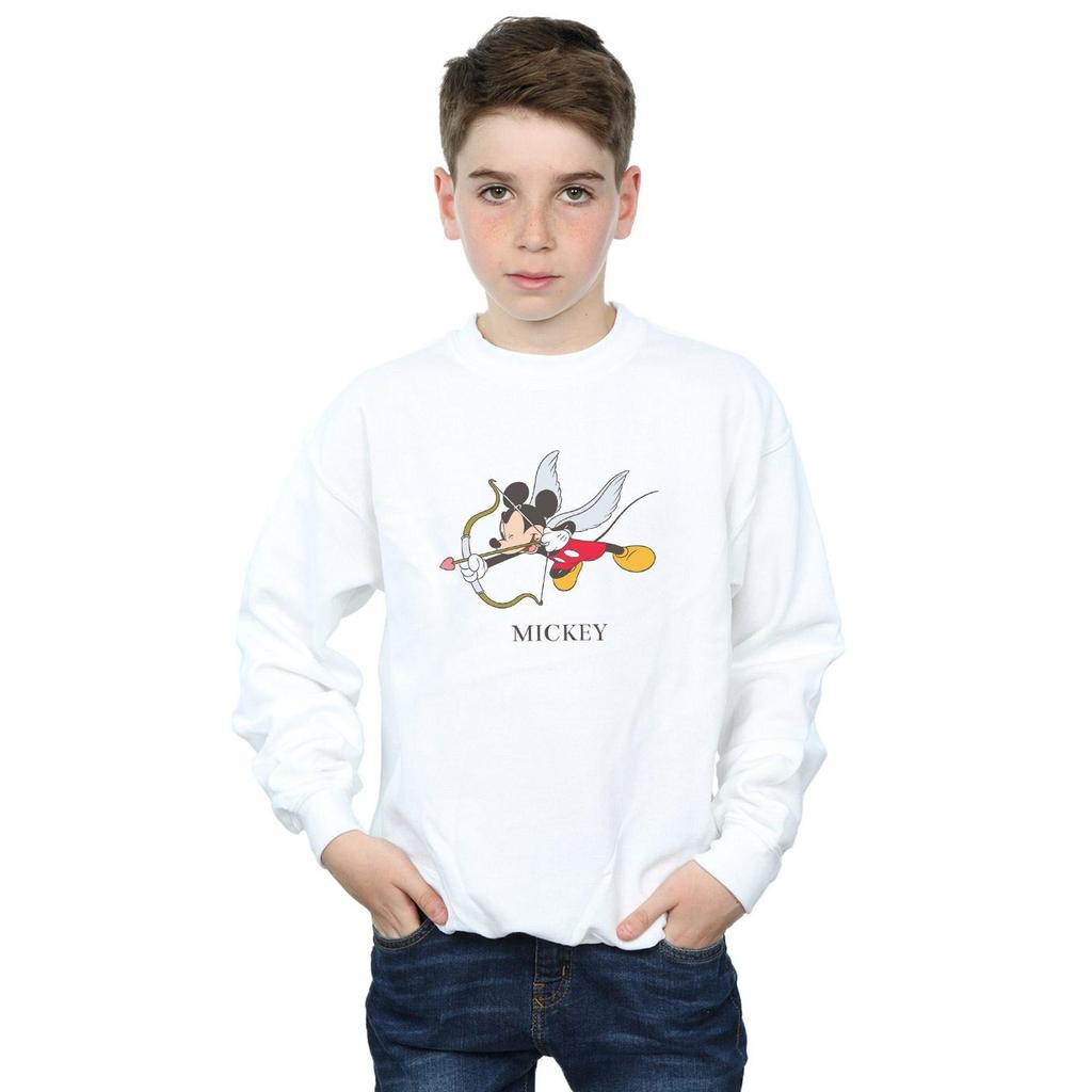 Disney Sweatshirt mit Mickey-Mouse-Motiv „Love Cherub“ für Jungen