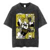 2026 Summer Hot Sale Vintage Washed Anime Death Note Graphic T Shirts Men Women Vintage Hip Hop Streetwear Oversized Tshirt
