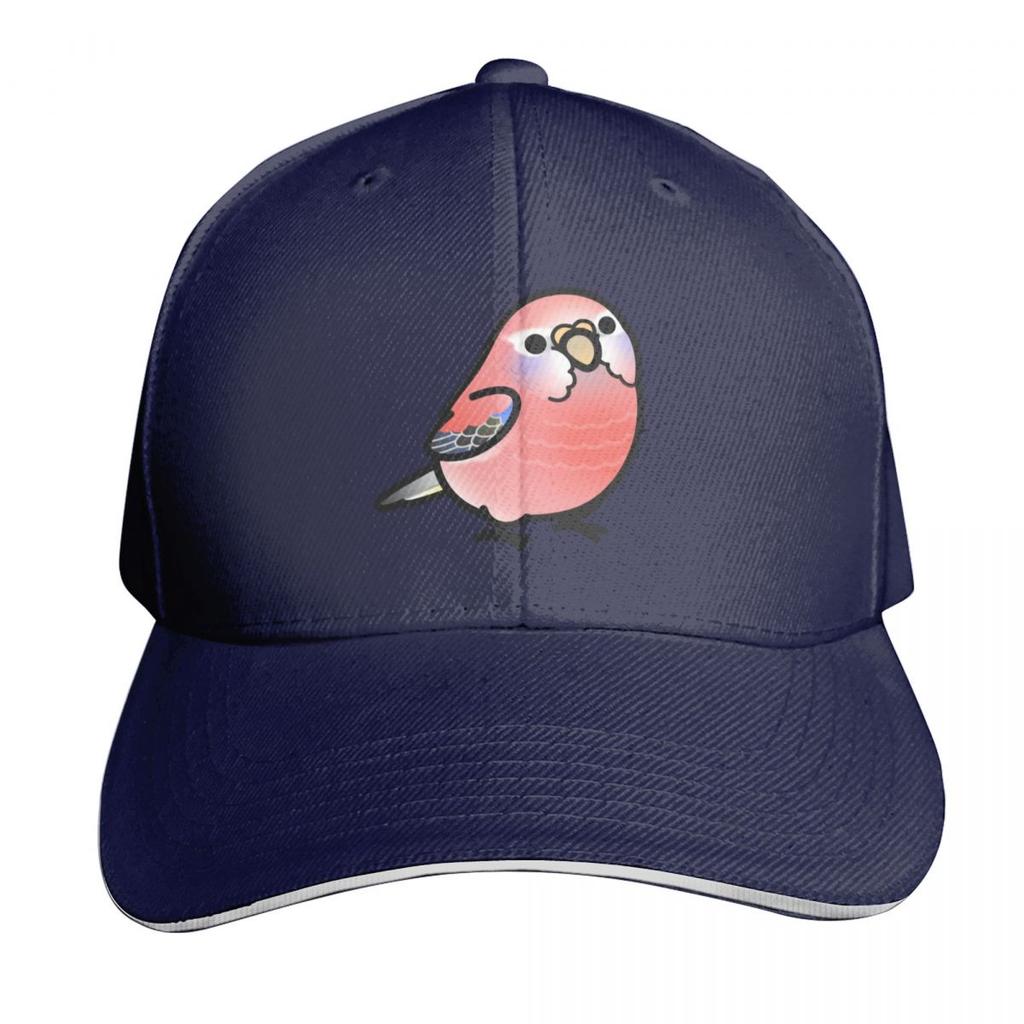 Chubby Rosey Bourkes Parakeet Baseball Cap Moisture Wicking Quick Dry Curved Brim Classic Fit Low Profile Unstructured