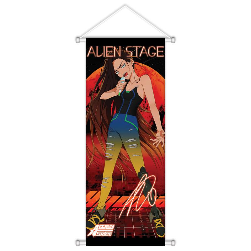 Anime Alien Stage Mizi Sua Ivan Till Hyuna Luka Wall Scroll Poster Decoration Gifts