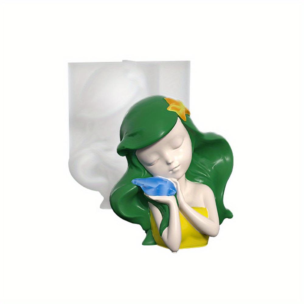 

креативное украшение стола для дома форма для выпечки торта цветная лента океан ручная работа бюст силикон девушка подруга день рождения форма подарок