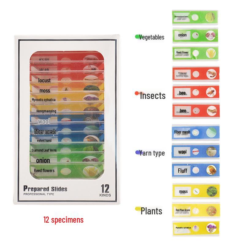 Portable 1200x HD Microscope Toy for Kids - Science Experiment Set for Students
