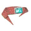 Zenpets Handana Dog Neck Cooler with Arabesque Includes Ice Made In Size L Pattern, Packs, Japan, (Red)