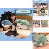 Round And Plump River Puffer Crocodile Plush Toy Sleep Pillow Stuffed Animal Doll