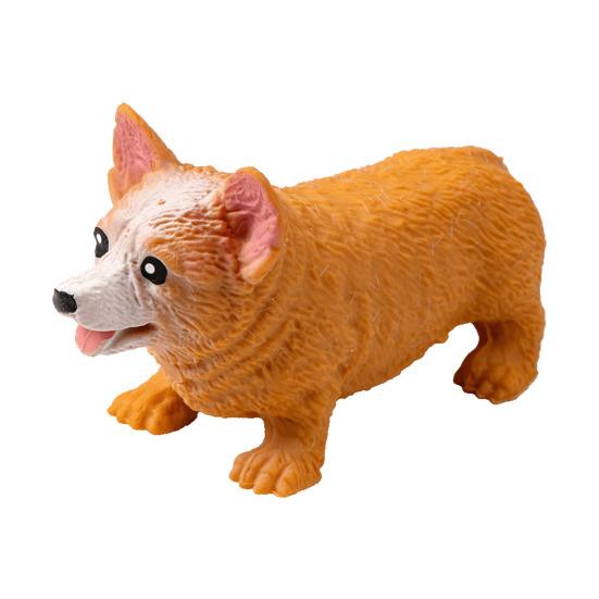 Корги с песком, сжимающая игрушка, медленно поднимающаяся, собака, сенсорная игрушка-непоседа, для снятия тревоги, мягкая, эластичная, щенок, пищащая игрушка, сувениры для вечеринки