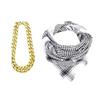 5Pcs Arabian Costume Arab Head Scarf Aqel Rope Sunglass Neckalce Dollar Rings Halloween Costume Accessories Adult Men