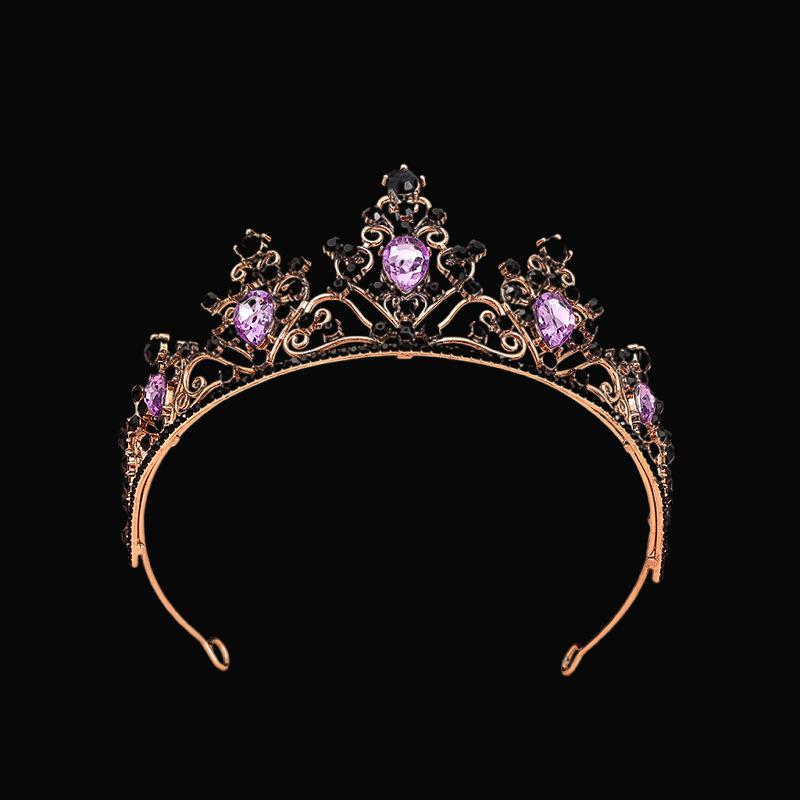 Bridal Tiara Crown Wedding Dress Hair Accessories Stage Host Welcome Baroque Queen Birthday Jewelry Women