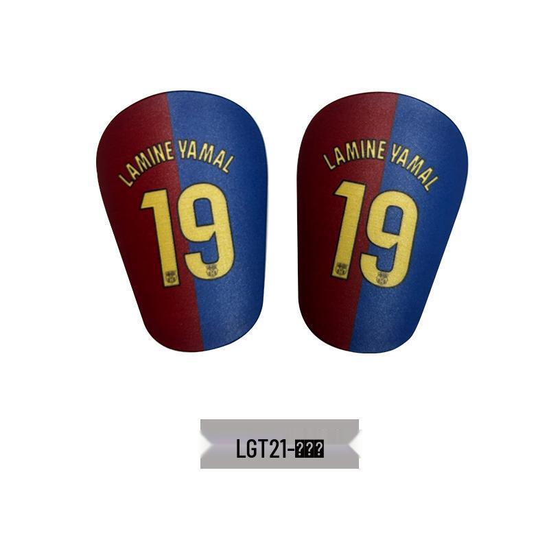 Ultra-Light Mini Shin Guards - Messi #10 & Ronaldo #7 Design for Adults & Kids