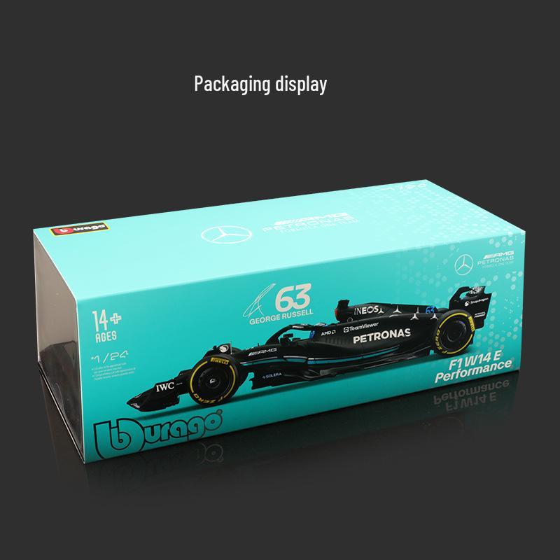 Bburago 1:24 2023 Mercedes W14 F1 Car Model - Lewis Hamilton Edition