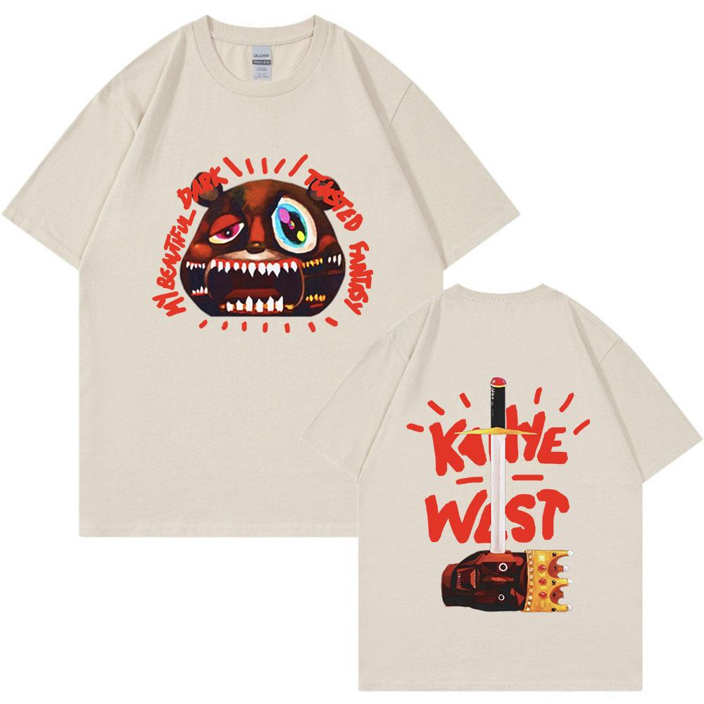 

Rapper Kanye West T Shirt Music Album Graduation Graphic T-shirts Men Fashion Hip Hop Vintage Tee Shirt Oversized Streetwear 4XL