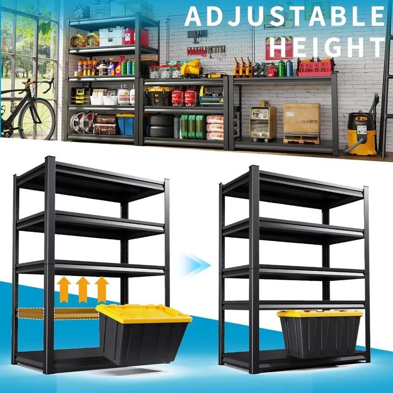 72''H Garage Shelving Heavy Duty 5-Tier Adjustable Storage Shelves Unit,3000 LBS Metal Utility Rack Shelf for, Customized