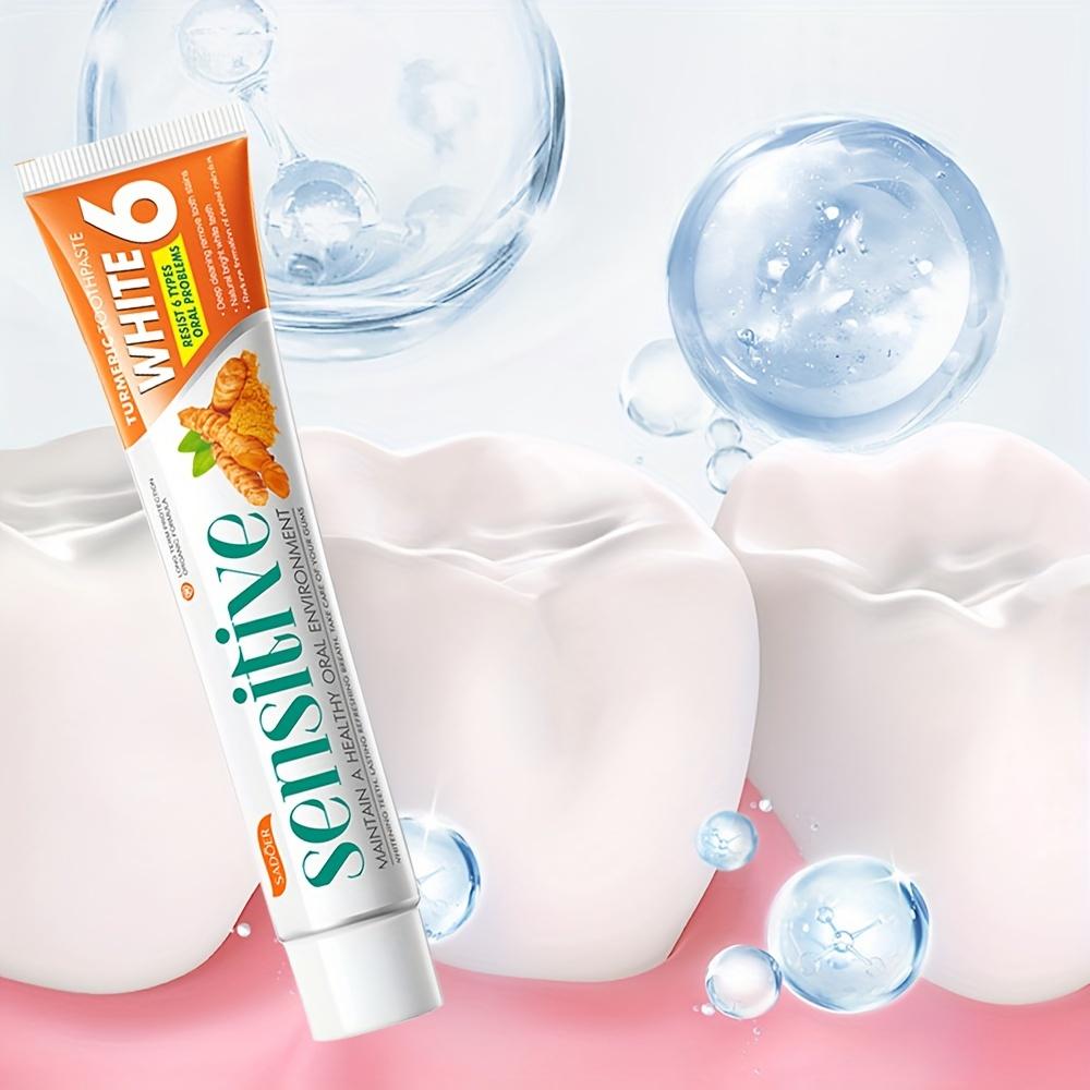 Turmeric Toothpaste - 1 Pack. Improves Breath, Deep Cleansing & Whitens Teeth, 100g Per Tube
