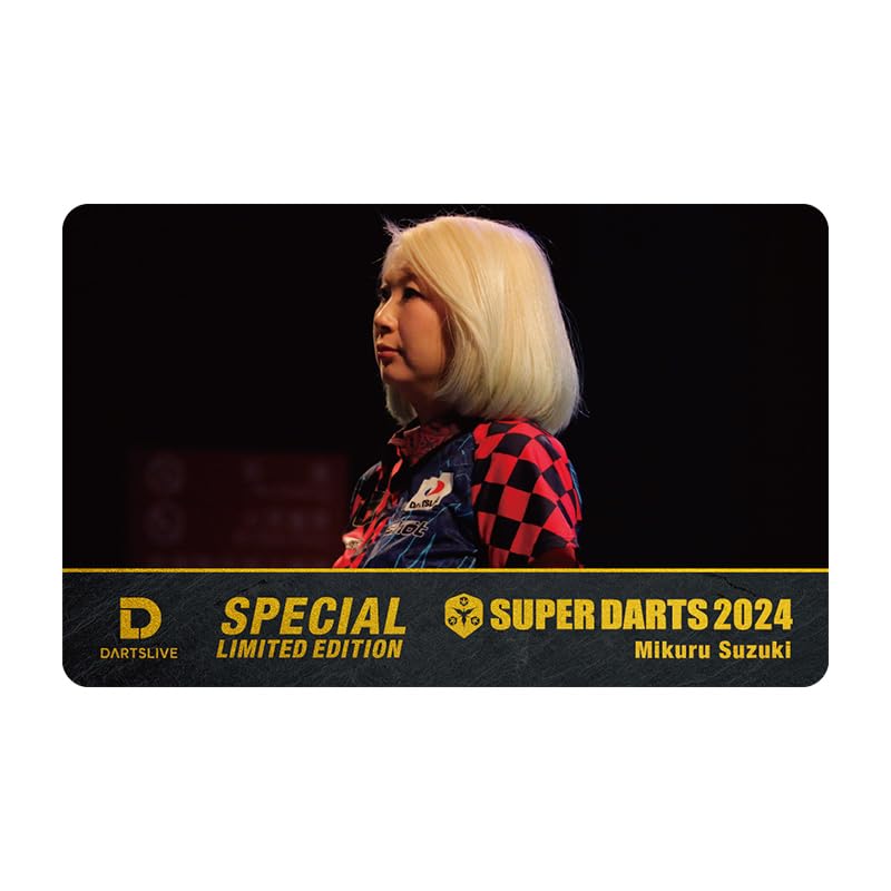 DARTSLIVE Card SUPER DARTS2024 x DARTSLIVE Player Goods: Miku Suzuki