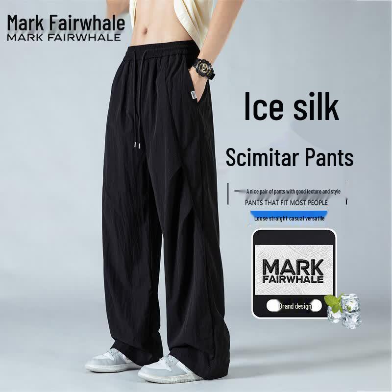Mark Fairwhale Men s Summer Straight-Leg Cooling Casual Pants L