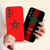 Morocco Map Flag Phone Case For Samsung A 52 53 21 32 13 12 71 31 51 40 72 73 70 22 42 50 30 20 21 Shell