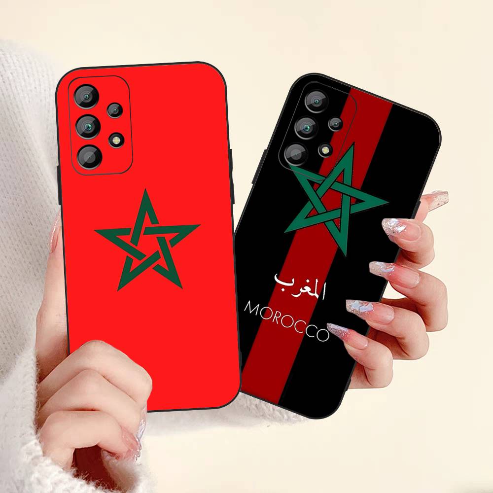 Morocco Map Flag Phone Case For Samsung A 52 53 21 32 13 12 71 31 51 40 72 73 70 22 42 50 30 20 21 Shell