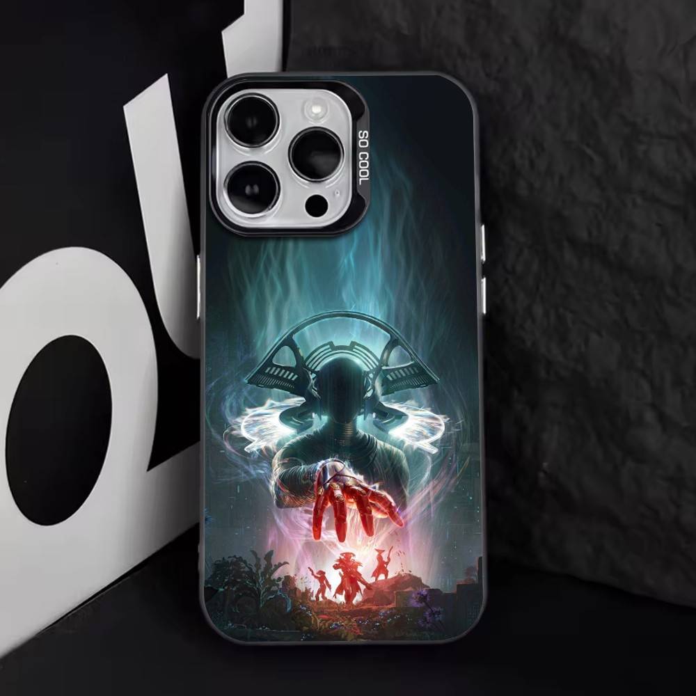 Destiny   Phone Case For iPhone 17,16,15,14,13,12,11 Plus,Pro Max,XS,Colorful Silver Phone case Funda Cover