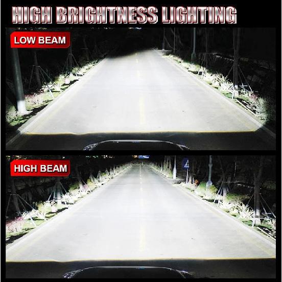 H7 Headlight H4 Bi LED Bulbs for Car CANBUS 6500K 1500W High Power Auto Lights Mini Wireless Turbo Fan Automobile LED Headlamp