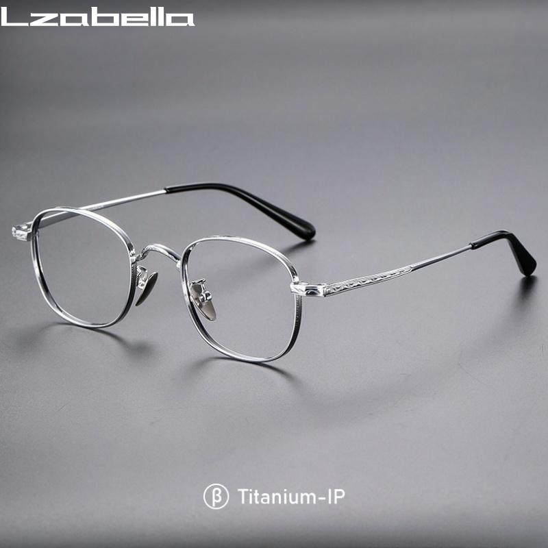 Lzabella Titanium Alloy Eyeglass Frames Men's Glasses Computer Optical Prescription Reading Clear Lenses Women's Eyewear K-125