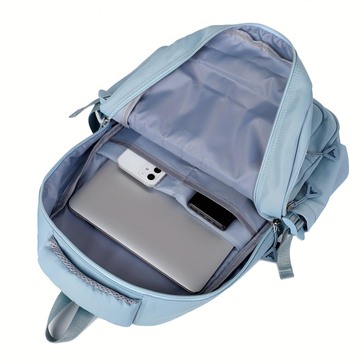 Стильный водонепроницаемый рюкзак большой вместимости с регулируемым ремнем для ноутбуков — фото 6