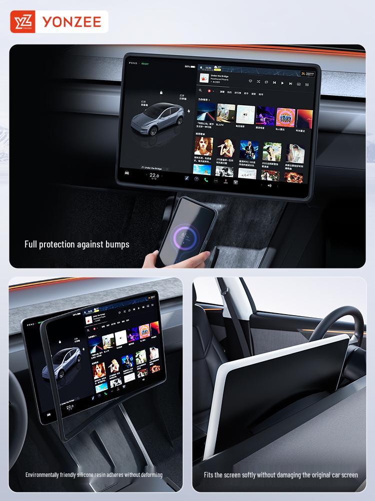 Tesla Model 3/Y/YL Screen Protector Silicone Frame Accessory