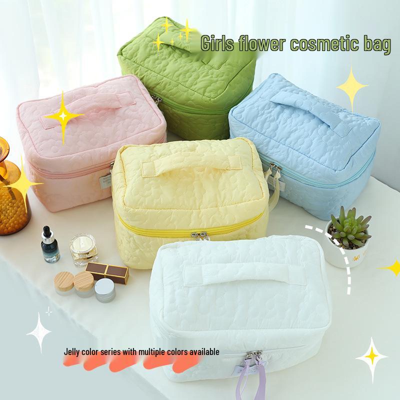 Korean Style Portable Large Capacity Makeup and Toiletry Bag