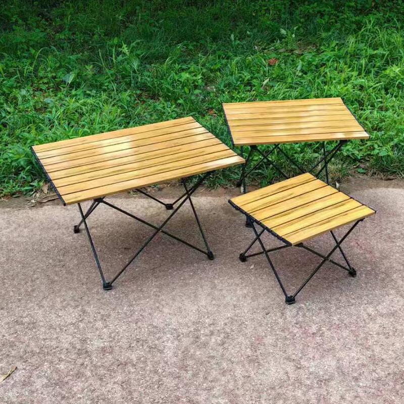 Portable Outdoor Carbon Steel Folding Table