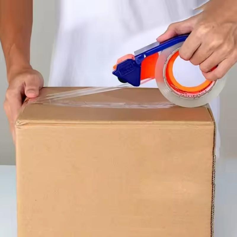 1 Roll of Transparent Tape of Plastic High Viscosity Sealing Tape Sealing Large Thickening and Widening Express Packaging Tape