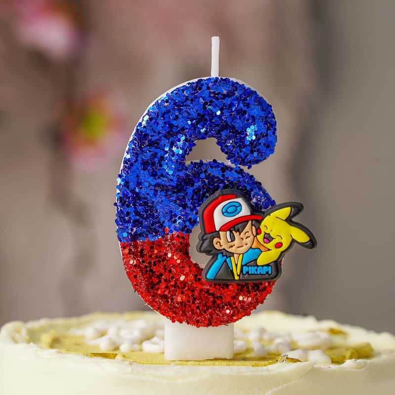 Number Candles 0-9 Set for Birthday Decorations, Baking Supplies for Kids Party