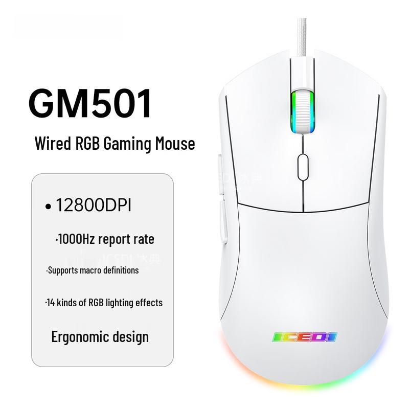 

OLOEY GM501 Vertical RGB Wired Gaming Mouse