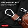 Leather Emblem Car Key Case Keychain Zipper Key Case Bag Car Accessories For Ford Mustang Explorer Focus Shelby GT350 Kuga Fusion F-150 500