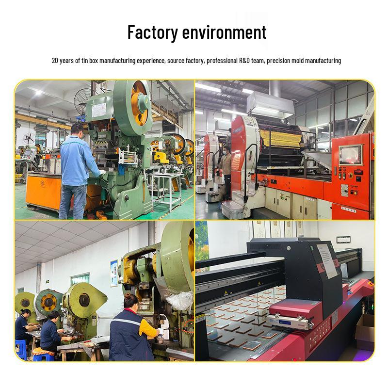 In-Stock Frosted Square Tin Box for Makeup: Eyeshadow, Blackhead Needle, Eyebrow Pencil Packaging