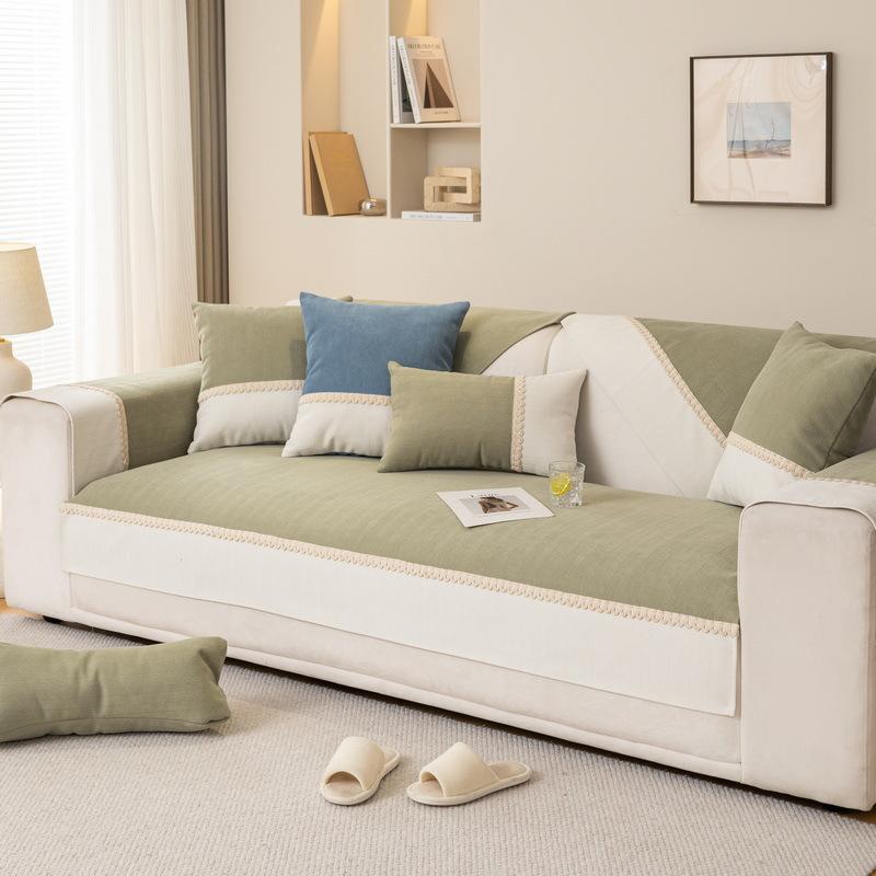 

Chenier Sofa Cushion Four Seasons Universal Non-Slip Seat Cushion New Light Luxury Modern Sofa Cover Backrest Towel 70*70cm