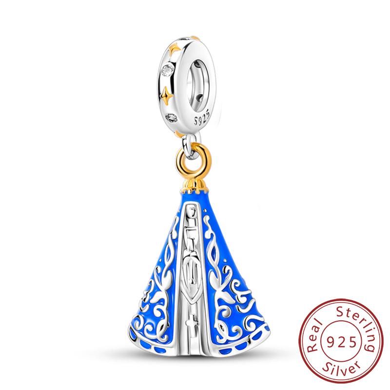 Copper Charms Beads Devil'S Eye Cross Angel Charms Fit Original Charms Bracelets Pendants Fine Diy Jewelry Making For Women